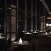 Restaurante lampara con bateria